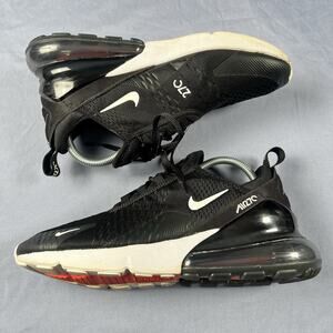 Nike Air Max 270 Men's Size 8 Running Shoes Black Jogging Sneakers AH8050-002